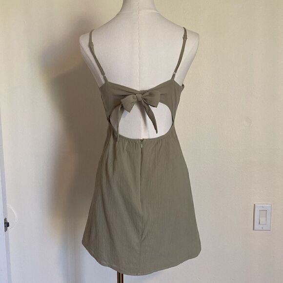 Princess Polly Rita Dae Mini Dress in Sage Size 4 - Picture 8 of 15